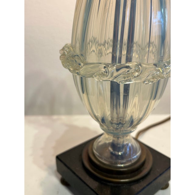 French Italian Murano Bedside Lamp For Sale - Image 10 of 10