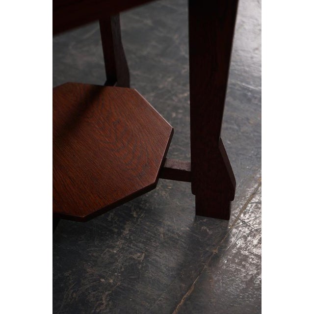 Copper Amsterdamse School Side Table, 1930s For Sale - Image 8 of 14