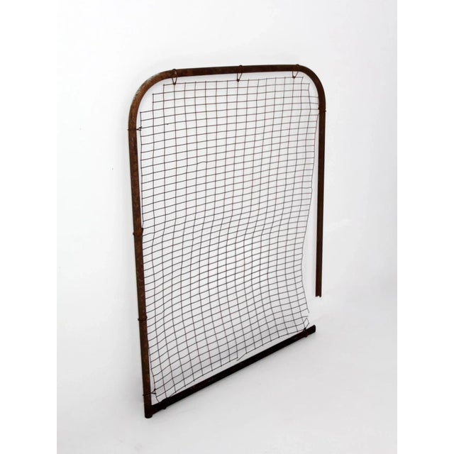 Vintage Metal Gate Door For Sale - Image 10 of 12