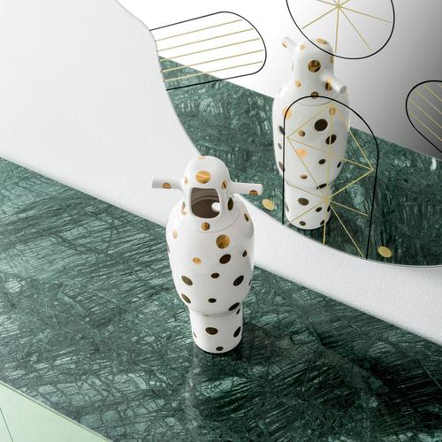 Glazed Stoneware Showtime 10 Vase by Jaime Hayon for BD, Set of 5 For Sale - Image 12 of 18