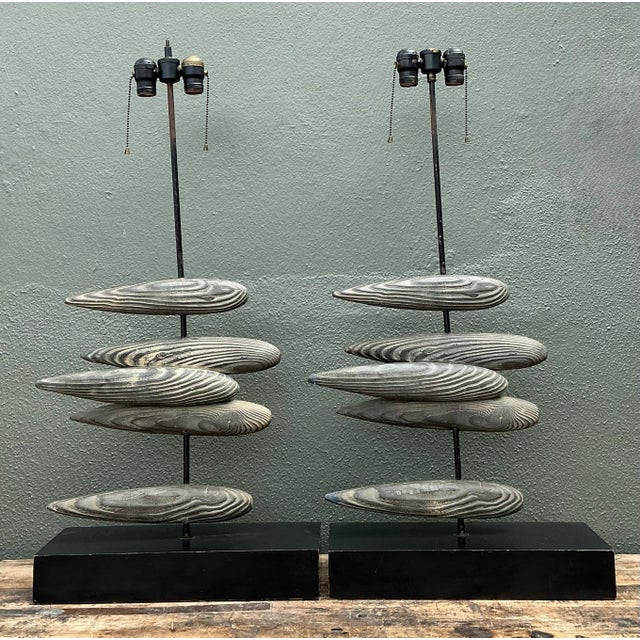 Postmodern Vintage Original Postmodern Fish Lamps - A Pair For Sale - Image 3 of 12