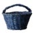 Vintage Blue Harvest Basket For Sale