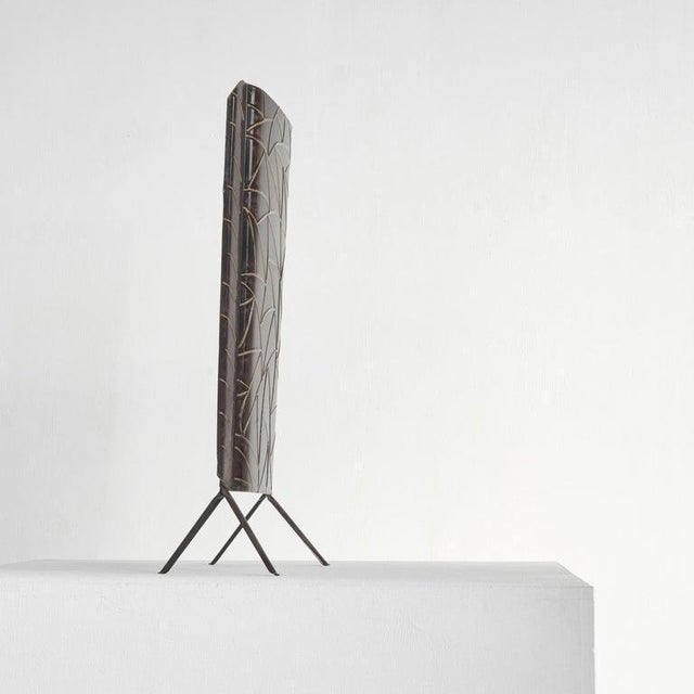 Art Deco Fire Screen in Tin, 1940s For Sale - Image 4 of 8