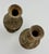 Intricately Hand Carved Resin or Bone Pair of Vases For Sale - Image 9 of 12