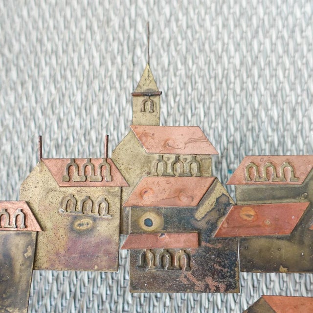 1970s Brutalist Boat with Harbour Village Wall Sculpture by Curtis Jeré for Artisan House, USA, 1970s For Sale - Image 5 of 14