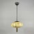 Art Deco Cream Marbled Opaline and Burnished Metal Tassel Pendant Light, 1930 For Sale - Image 3 of 18