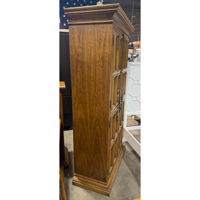 This impressive Spanish Revival armoire from Drexel Heritage’s Velero collection exemplifies Old World craftsmanship...