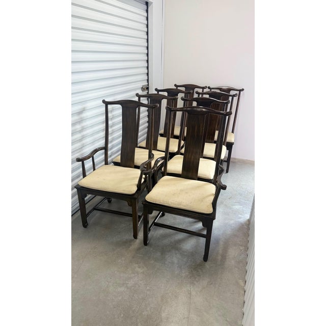 Drexel Heritage 1980s Drexel Heritage Dining Chairs – Set of 8 For Sale - Image 4 of 14