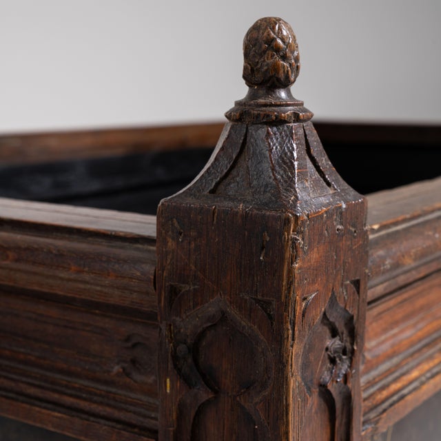 Napoleon III Jardinière with Floral and Bird Motifs, Second Empire Style, France, Circa 1880 For Sale - Image 13 of 15