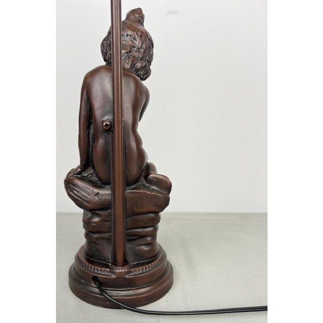 Vintage French Figural Table Light For Sale - Image 5 of 8