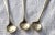 Gorham Circa 1897 Sterling Gold Wash Salt Spoons-Set of 3 For Sale In Cincinnati - Image 6 of 7