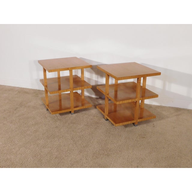 PR Baker Furniture Archetype Collection 3 Tiered End Occasional or Side Tables This AMAZING PR of Baker Furniture...