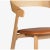 Contemporary Nude Dining Chair in Natural Leather by Made by Choice For Sale - Image 3 of 5