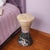 Early 21st Century Side Table in Onyx and Marble by Forzini For Sale - Image 5 of 13