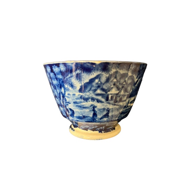 Ceramic Historical English Staffordshire Tea Cup and Saucer, Circa 1790-1825 For Sale - Image 7 of 12