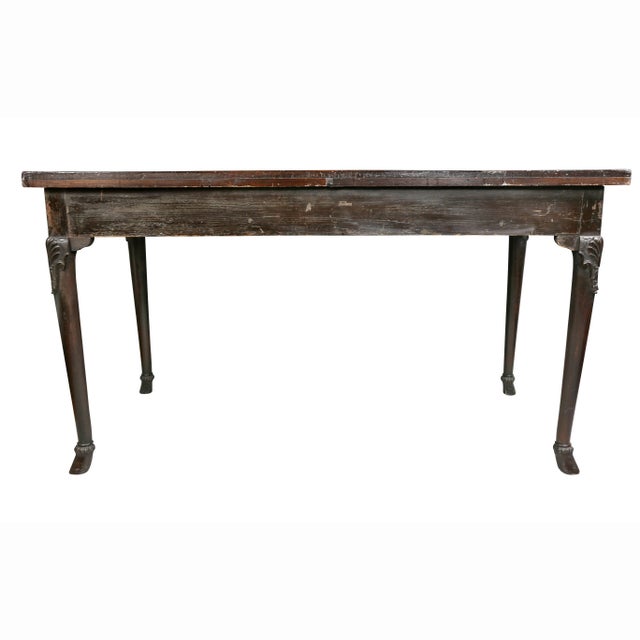 Georgian Mahogany Serving Table, Possibly Irish For Sale - Image 11 of 12