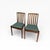 Mid-Century Modern Walnut Dining Chairs, Set of 2 For Sale - Image 6 of 7