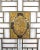 This antique wood panel was used as a wedding ceiling panel in the old China. A gorgeous hand carved and gilded a crane is...
