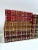 American Antique Decorative Book Set – 14 Gilt Library Books for Shelf Styling For Sale - Image 3 of 12