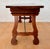 Spanish Baroque Style Carved Wooden Console Table with Wrought Iron Stretcher, 1930 For Sale - Image 9 of 10