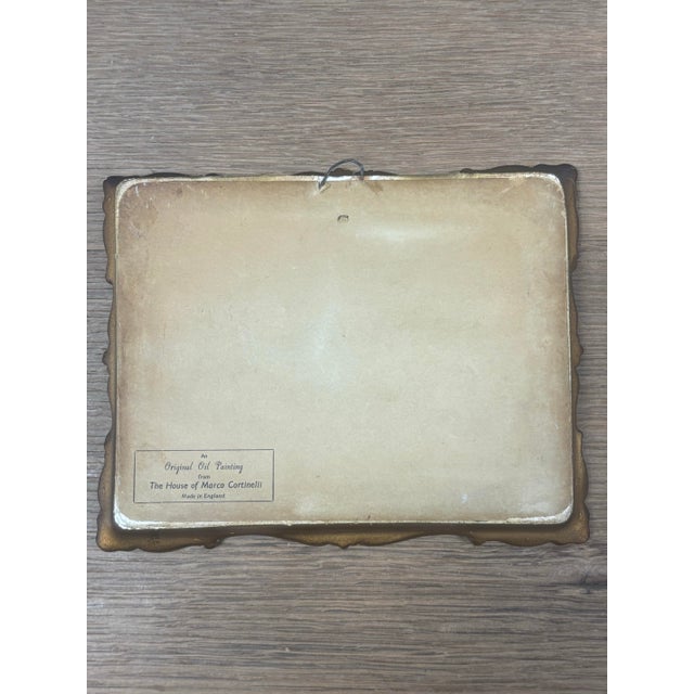 English Vintage English Original Framed Oil on Board Seascape For Sale - Image 3 of 3