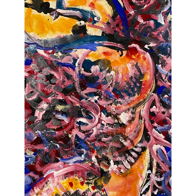 Abstract Expressionism Vintage Nude of Woman by Hendrik Grise For Sale - Image 4 of 11