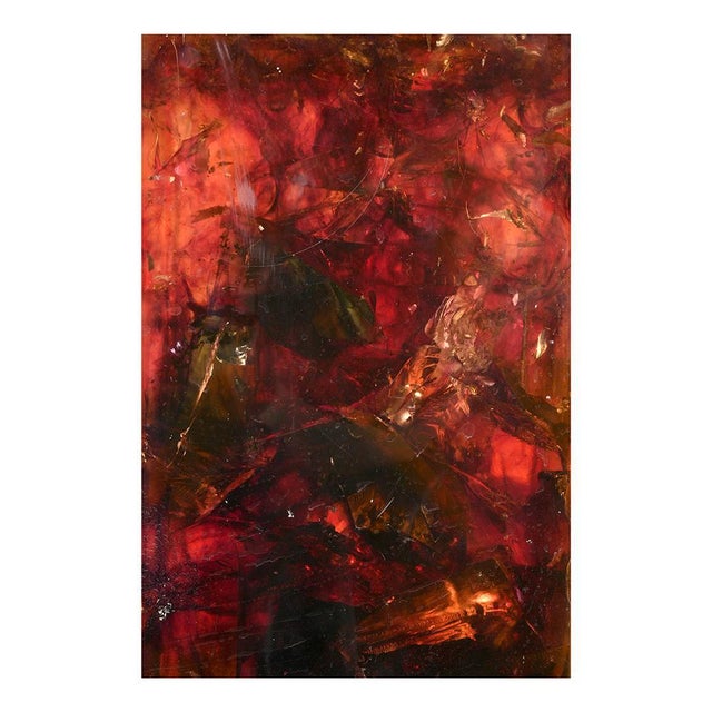 1980s Fractal Resin Lamp by Henri Fernandez For Sale - Image 5 of 7