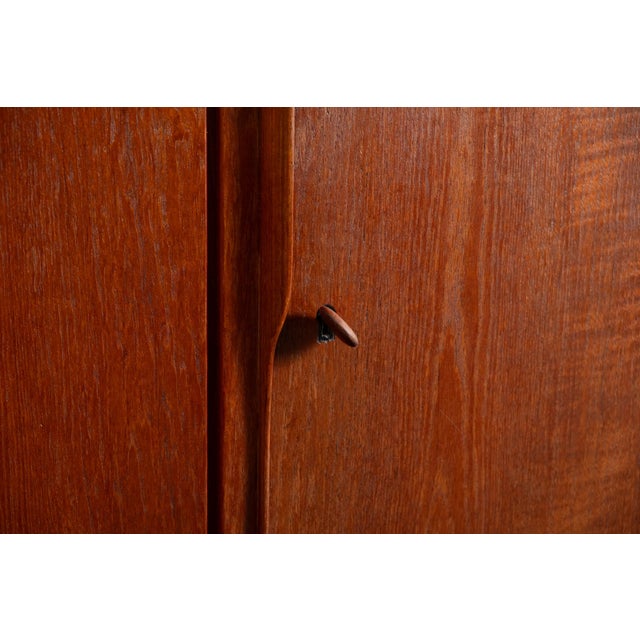 Danish Highboard in Teak, 1960s For Sale - Image 10 of 11