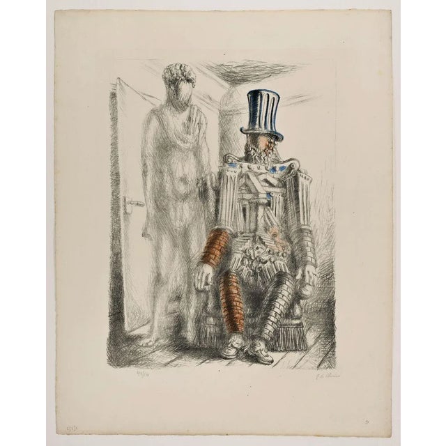Le Retour du Fils Prodigue I - Original Lihtograph by G. De Chirico - 1929 1929 For Sale - Image 4 of 6
