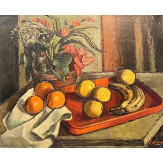 Ernest Voegeli, The Red Plateau, Oil on Canvas For Sale