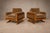 Brazilian Modern Pair of Armchairs in Caviúna and Mushroom-Taupe Mohair, Novo Rumo, 1960s For Sale - Image 10 of 18
