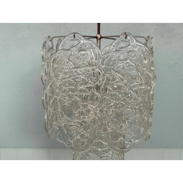 Italian Glass Ragnatela Model Pendant from Mazzega, 1960s For Sale - Image 13 of 18