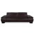 Leather Two-Seater Dark Brown Volare Sofa with Manual Function from Koinor For Sale - Image 14 of 16