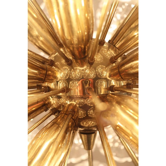 Vintage Space Age GDR Dandelion Sputnik Lamp Pendant Light from Veb Ebersbach, GDR, 1960s For Sale - Image 9 of 10