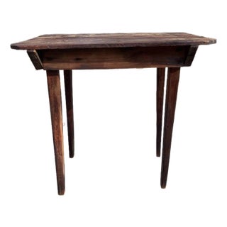 Primitive Tall Harvest Table For Sale