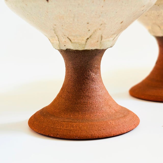 Studio Pottery Goblets - Set of 4 For Sale - Image 9 of 13