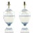 A Pair of Vintage Blue and White Metal Trophy Table Lamps. For Sale