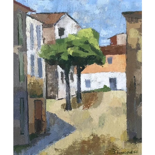 Jean-Jacques Boimond, Place à Arles, 1960, Oil on Wood For Sale - Image 9 of 9