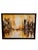 Vintage Mid Century Modern Abstract Cityscape Oil on Canvas For Sale - Image 9 of 15