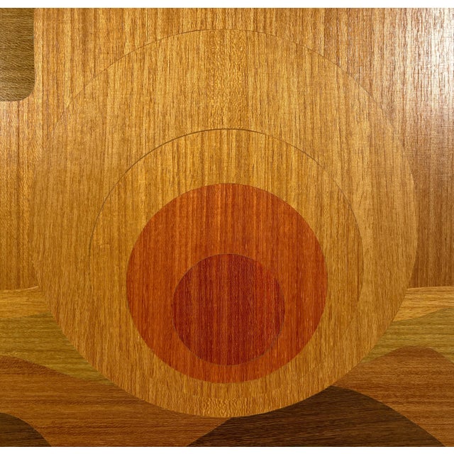 Mid-Century Wood Veneer Intarsia Wall Picture, 1960s For Sale - Image 17 of 18