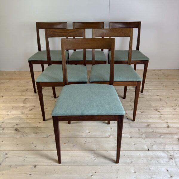 Set of Six Vintage Chairs – Denmark (1960)