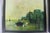 Signed Vintage Oil Paintings, Marina Sailboats, Mid-Century Nautical Art Framed, a Pair For Sale - Image 10 of 14