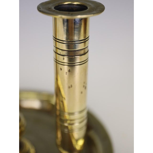 Antique French Brass Two-Light Bouillotte Lamp with Tôle Shade, 1850 For Sale - Image 15 of 18