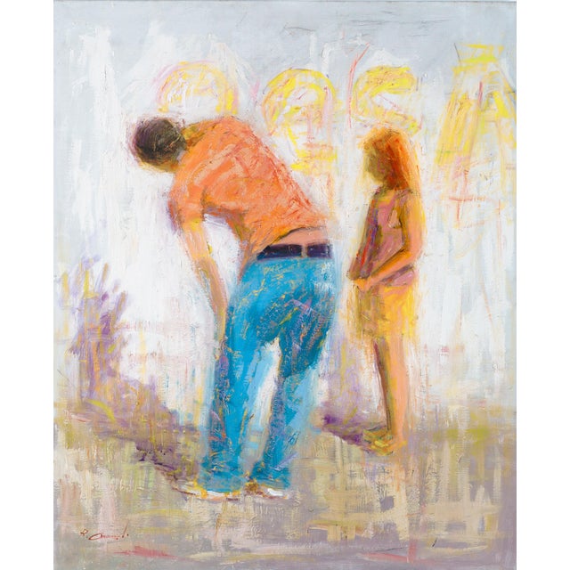 Renato Criscuolo, Graffiti, Oil on Canvas, 2009 For Sale - Image 7 of 7