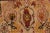1920s Antique Kayseri Rug in Red, Gold & Beige Floral Pattern For Sale In New York - Image 6 of 8
