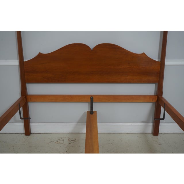 Traditional Eldred Wheeler Queen Size Pencil Post Bed For Sale - Image 3 of 16