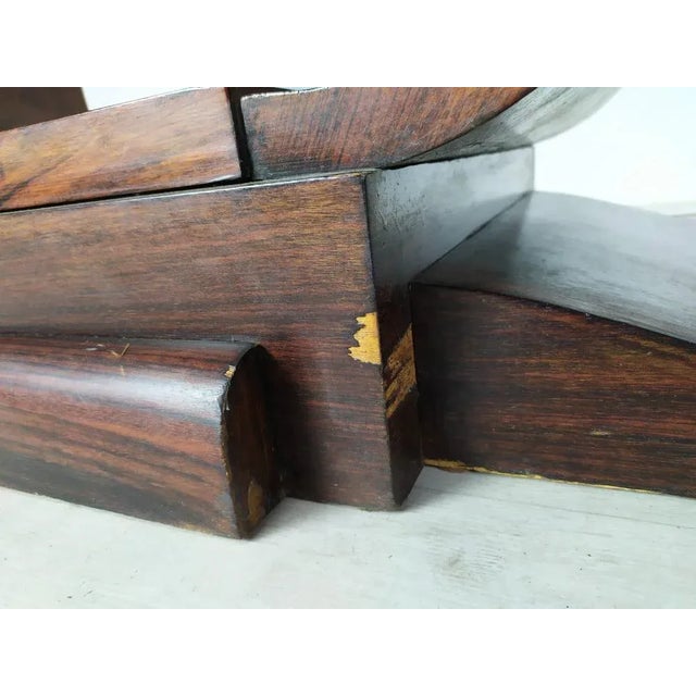 Art Deco Walnut Cradle Table For Sale - Image 10 of 18