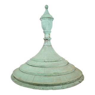 Late 1800s Copper Architectural Building Rooftop Finial For Sale