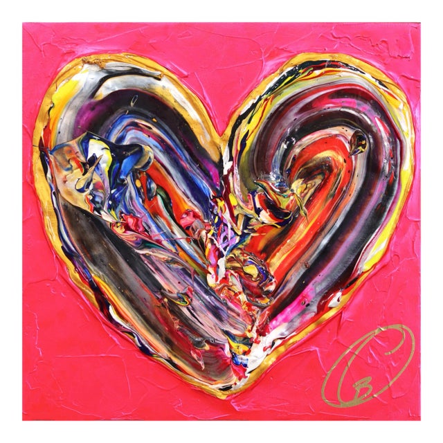 "Always Remember Us This Way" Contemporary Abstract Acrylic Painting by Cynthia Coulombe-Bégin For Sale