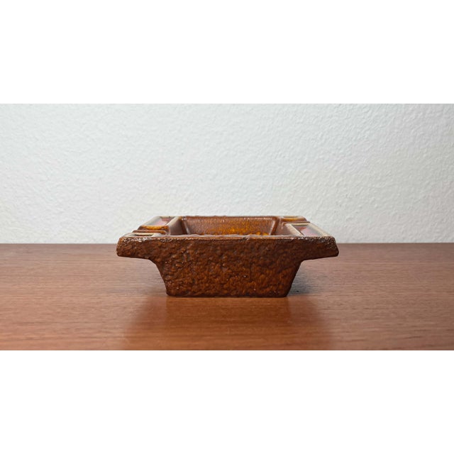 Vintage West German Pottery WGP Fat Lava Ashtray, 1970s For Sale - Image 6 of 18